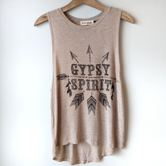 b.original Tops - b.original Sleeveless Tank Top Gypsy Spirit Boho M